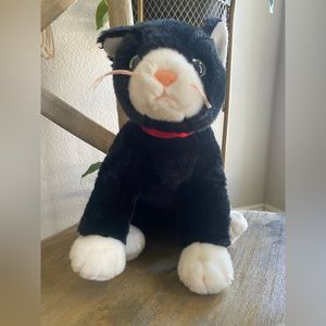 Ty Beanie Buddy 'Zip' the Black and White Cat (10 inch)